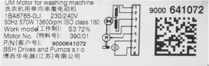 00145427 Motor Bosch | Siemens