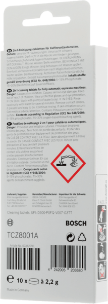 00312546 Čisticí tablety Bosch | Siemens