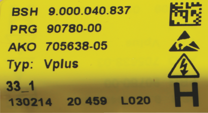 00496158 Řídící modul Bosch | Siemens