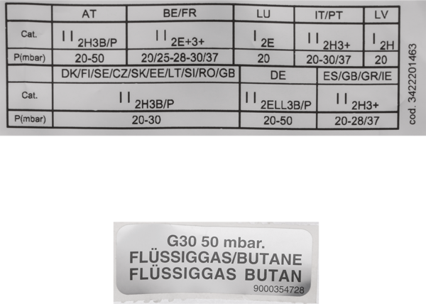 00621948 Súprava trysiek – skvapalnený plyn