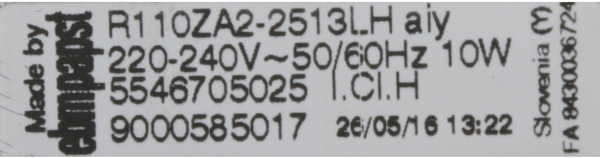00658471 Motor ventilátora