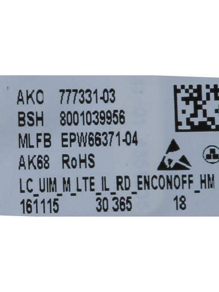 10026040 Ovládací modul naprogramovaný Bosch | Siemens