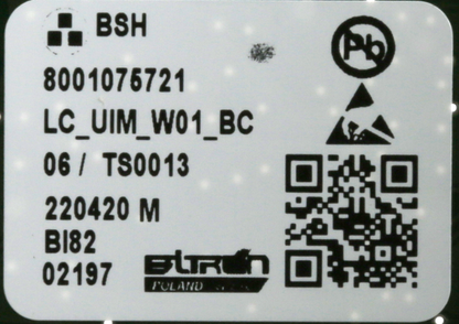 11032895 Ovládací modul nenaprogramovaný Bosch | Siemens