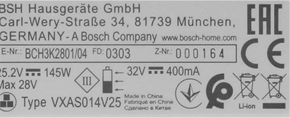 11046390 Plášť Bosch | Siemens