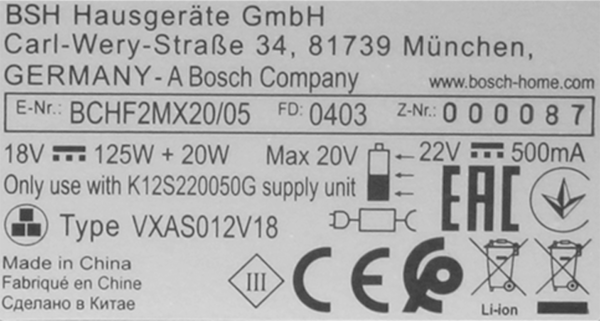 11047005 Plášť Bosch | Siemens