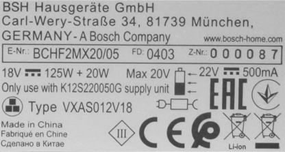 11047005 Plášť Bosch | Siemens