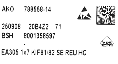 11050341 Programátor Bosch | Siemens