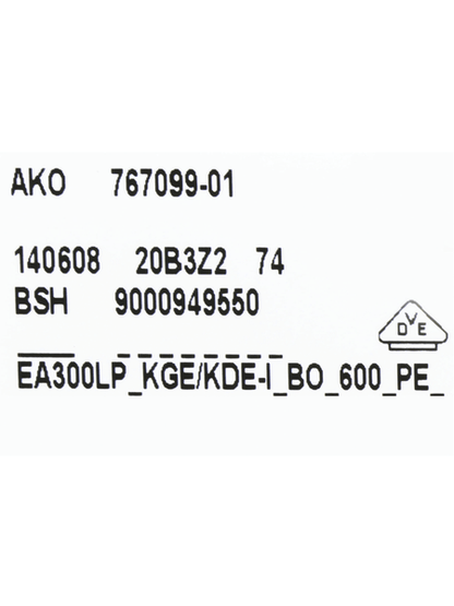 12004523 Nenaprogramovaný řídicí modul Bosch | Siemens