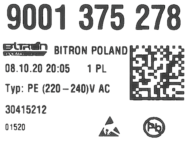 12007623 Naprogramovaný výkonový modul Bosch | Siemens