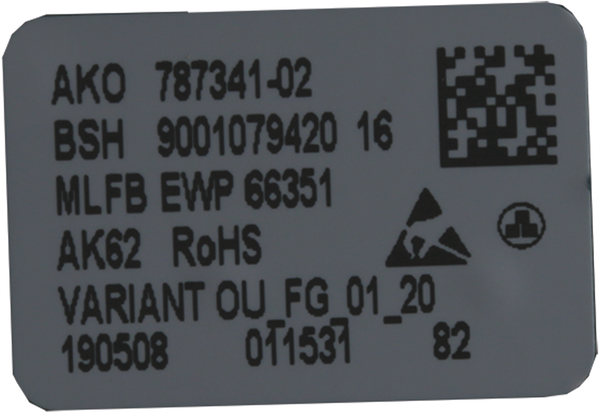 12033869 Ovládací modul naprogramovaný Bosch | Siemens
