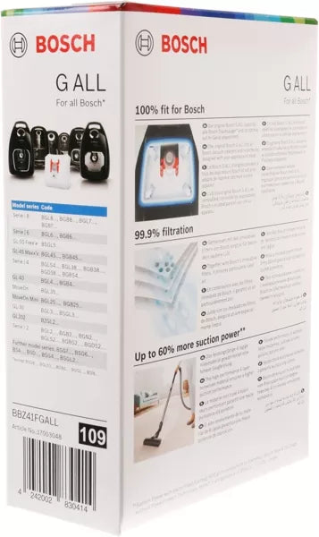 17003048 Sáčky do vysavače 4ks Bosch | Siemens BBZ41FGALL